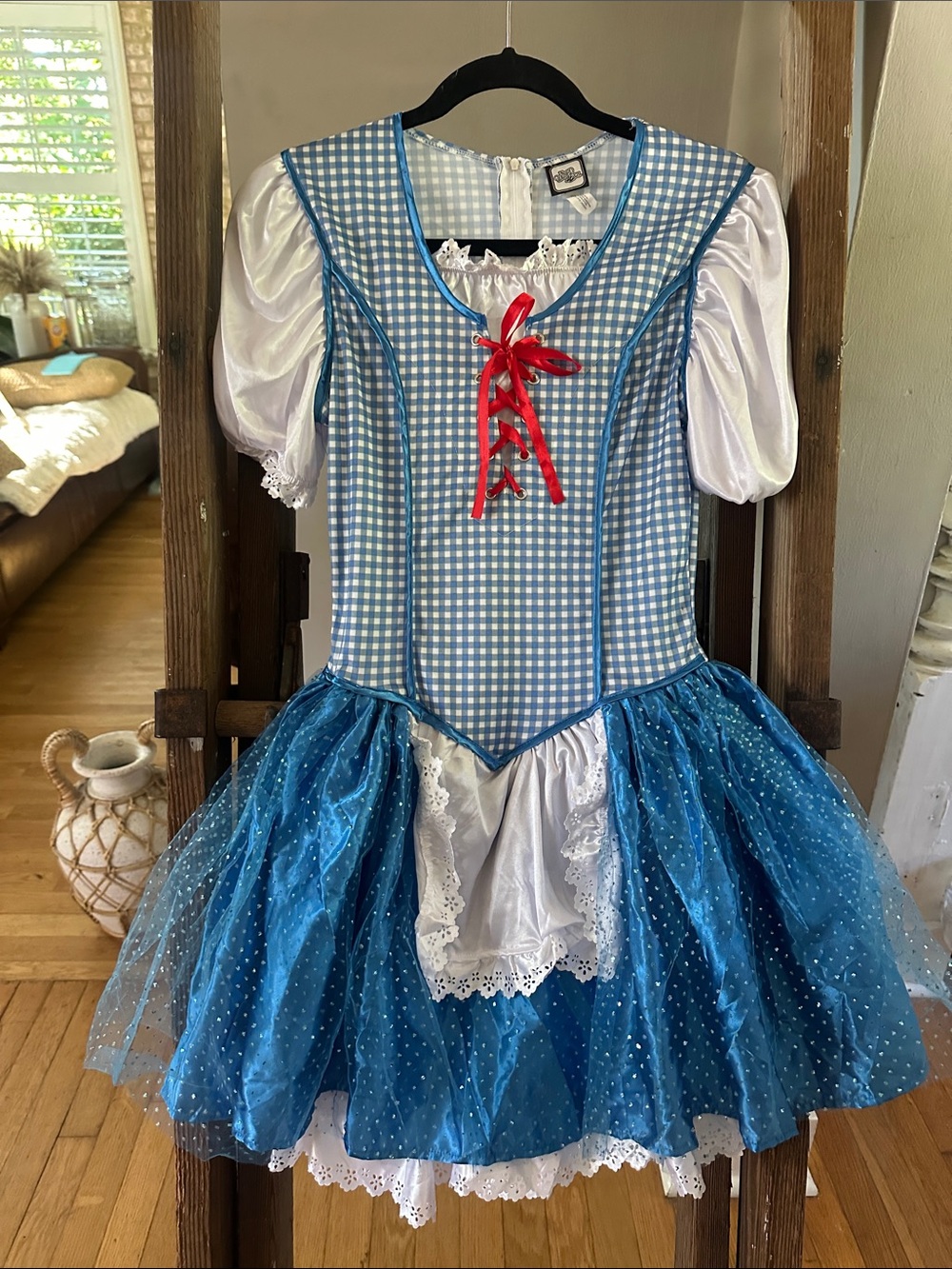 WIZARD OF OZ DOROTHY DRESS 10 - 12 TULLE GIRLS HALLOWEEN